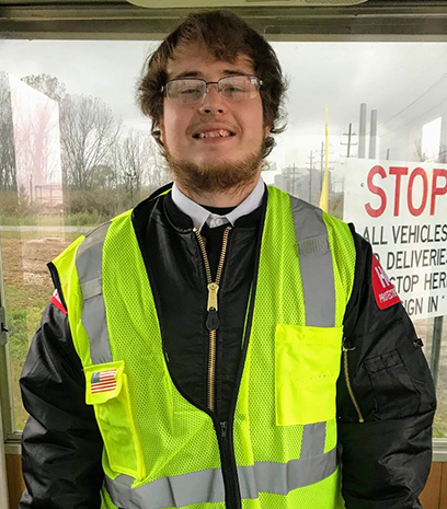 Security Guard Smiling